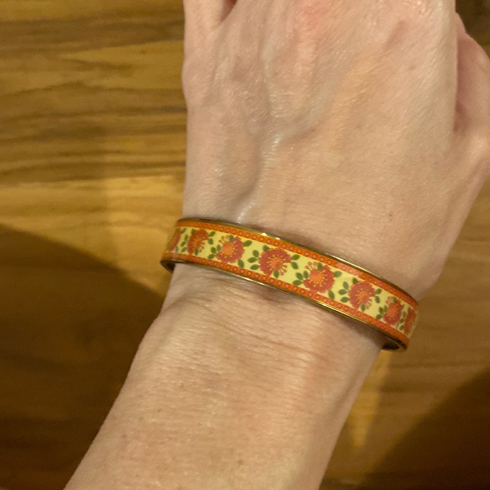 Vera Bradley flower bracelet metal